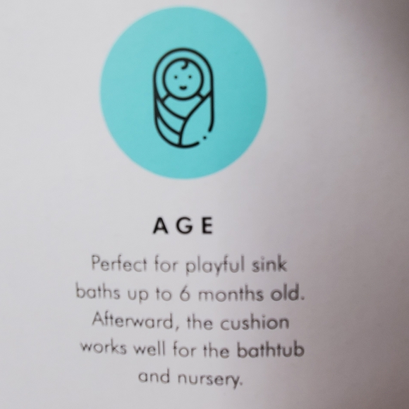 BLOOMING BATH Plush Baby Sink Bath Pillow Blue Flower NWT Boy - Picture 9 of 13